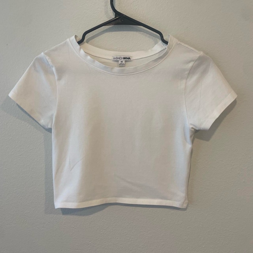 Fashion Nova Classic White Tee